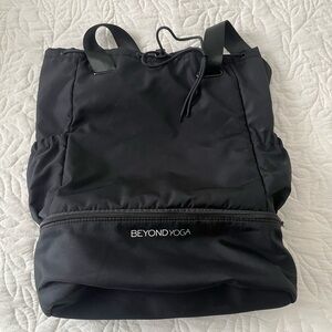Beyond Yoga Black convertible gym Bag